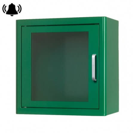 Armoire défibrillateur Armoire ARKY métal vert avec alarme (ARKY)