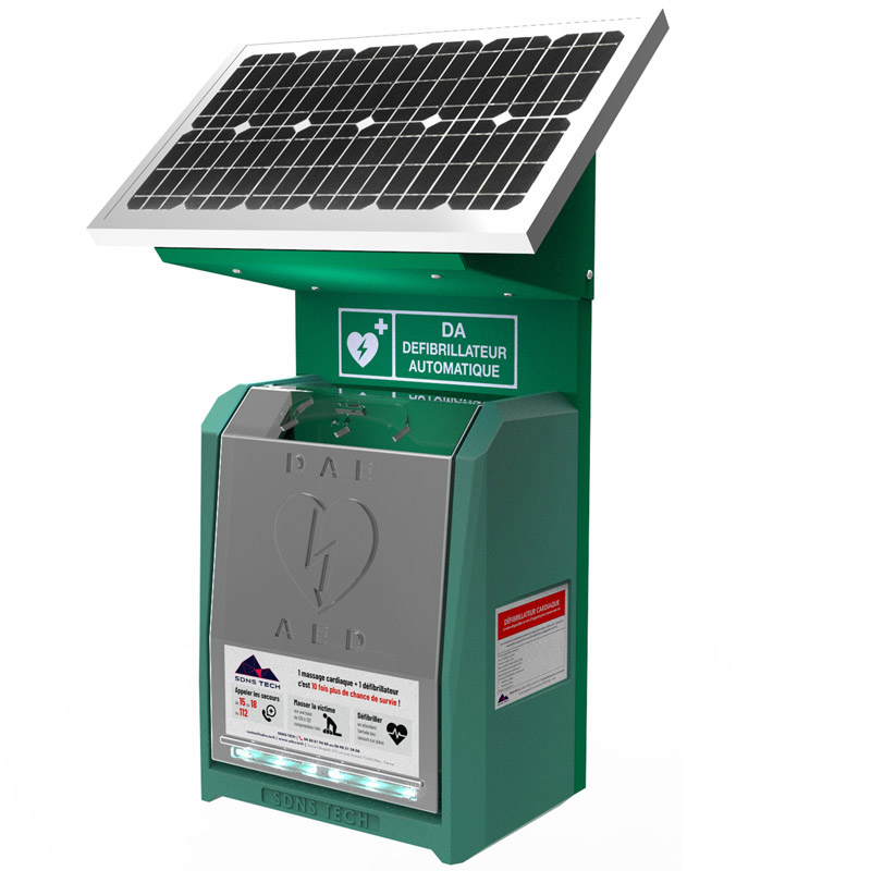 Armoire défibrillateur Coffre solaire mural SDNS ES40 (SDNS)
