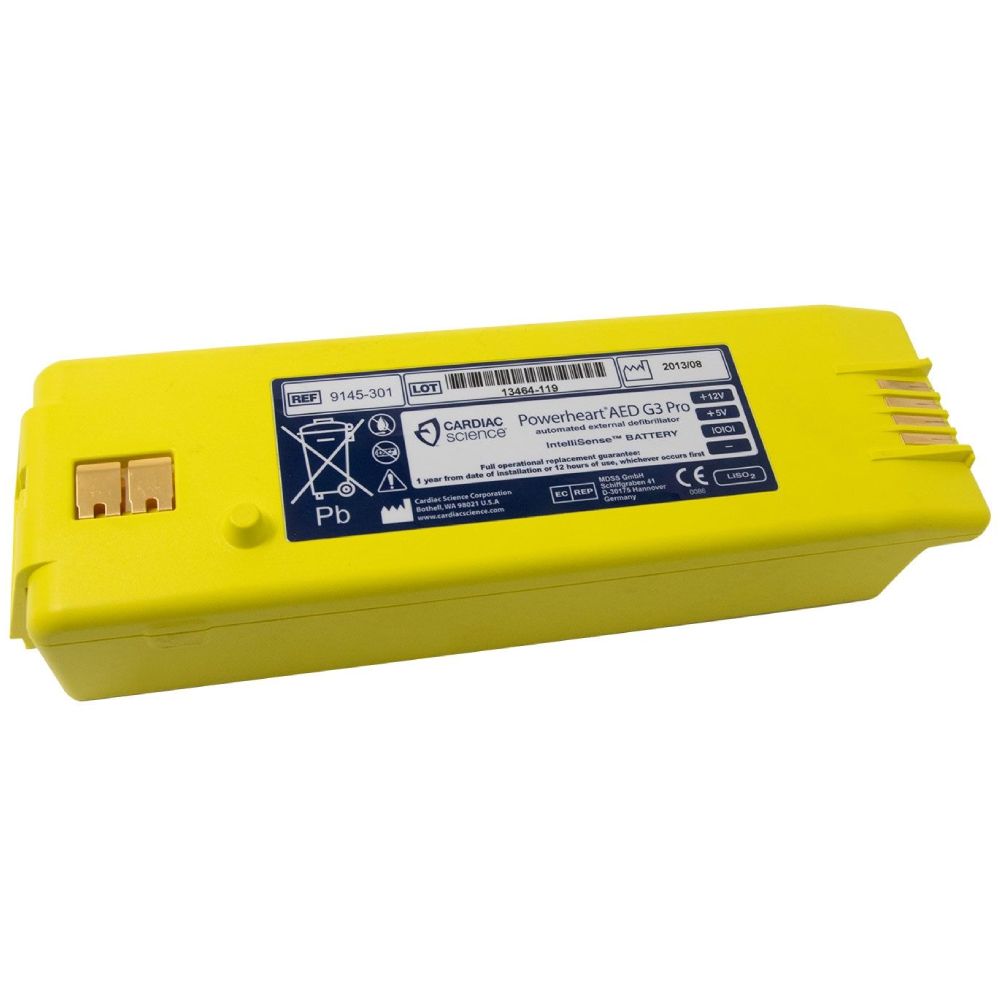 Batterie défibrillateur Pile lithium Intellisense Powerheart G3 compatible Powerheart G3 / G3+ / G3 Elite