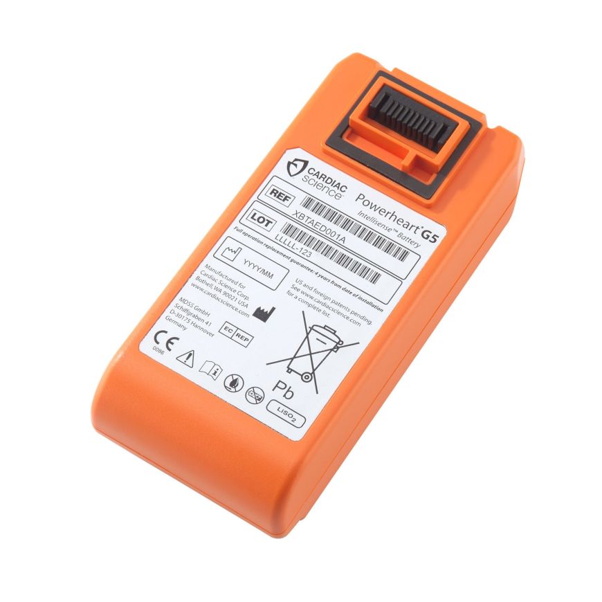 Batterie défibrillateur Pile lithium Intellisense Powerheart G5 compatible Powerheart G5