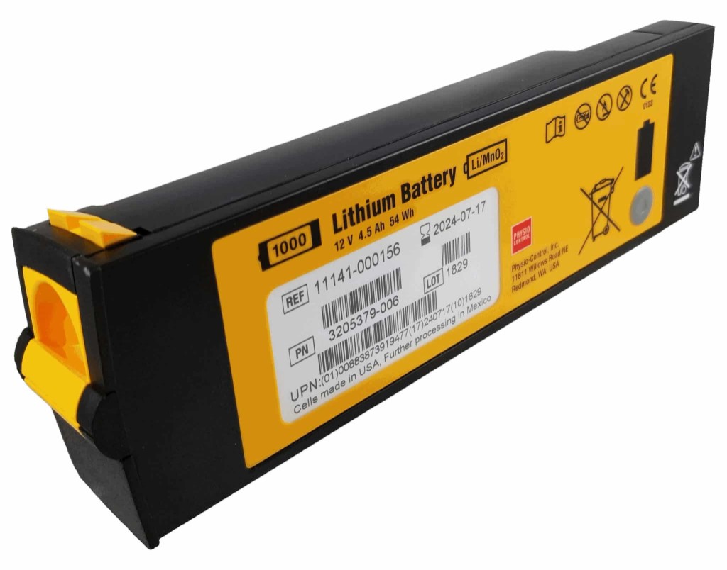 Batterie défibrillateur Batterie Physio Control Lifepak 1000 compatible Lifepak 1000