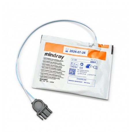 Électrode défibrillateur Électrodes mixtes BeneHeart D1, C1A & C2 compatible BeneHeart D1 / C1A / C2