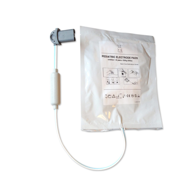 Électrode défibrillateur Électrodes pédiatriques Saver One compatible Saver One