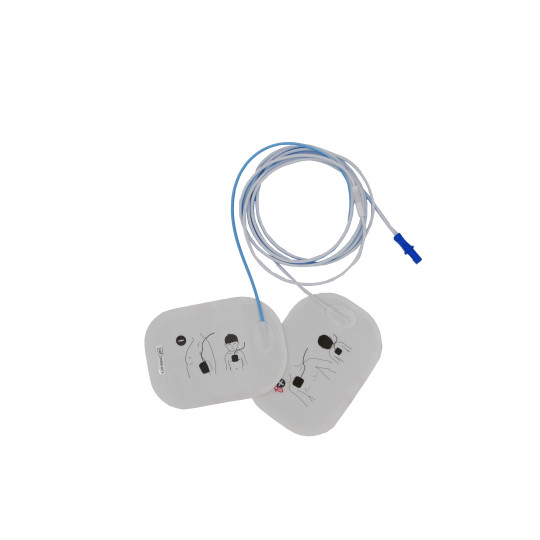 Électrode défibrillateur Électrodes pré-connectées adulte FRED PA-1 / Easyport compatible FRED PA-1 / Easyport