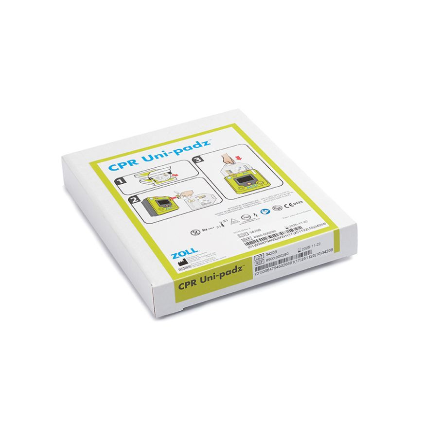 Électrode défibrillateur ZOLL AED 3 CPR Uni-Padz (mixte) compatible AED 3