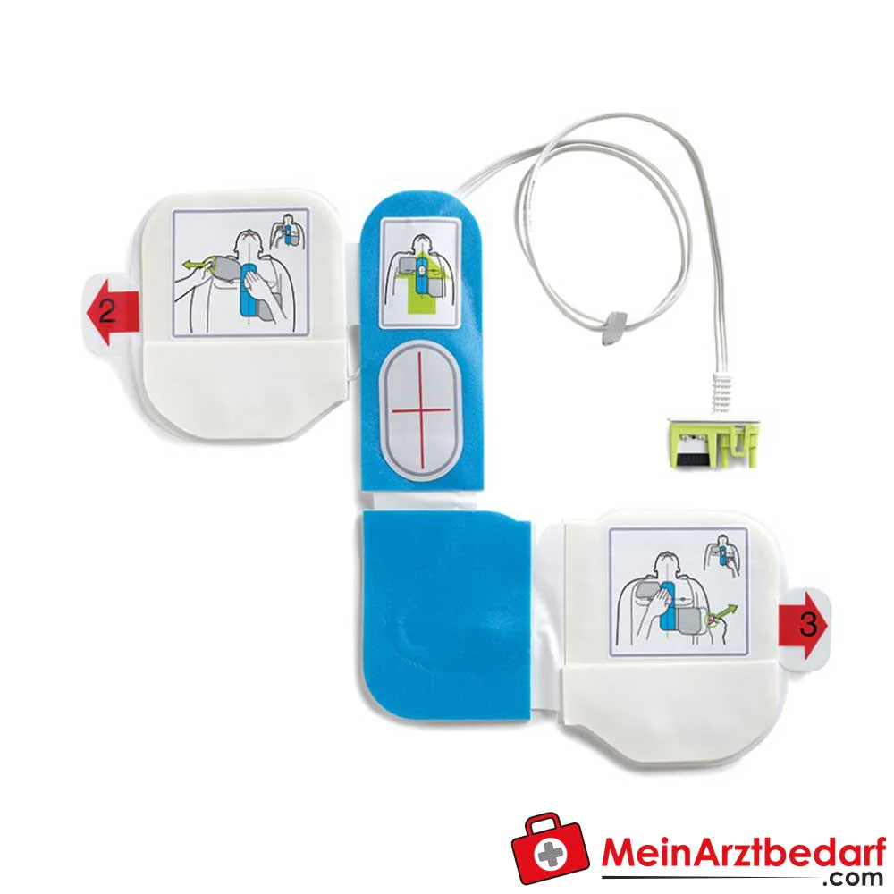 Électrode défibrillateur ZOLL AED Plus CPR-D padz monobloc compatible AED Plus & AED Pro
